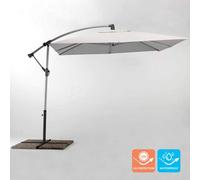 Parapluie suspendu Carré 2,5 mètres Jardin Café Hôtel Alu protection uv Shadow