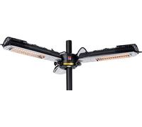 Parasol 2000W Chauffage radiant pour la gastronomie Balcon ou terrasse Chauffage radiant léger