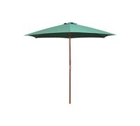 vidaXL Parasol 270x270 cm Mât en bois vert