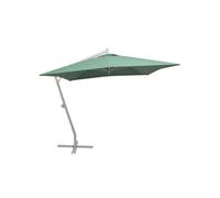 vidaXL Parasol 300 x 300 cm – Mât en aluminium – Vert