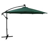 Parasol à LED, diamètre 3 mètres, couleur verte