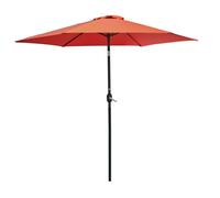DCB Garden Parasol inclinable à manivelle Marbella 270 cm Terracotta