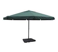 vidaXL Parasol Aluminium – Pied de parasol portable – Résistant aux UV – Vert
