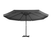 Parasol Avec Base Portable Diamètre 5 M Anthracite Helloshop26 02_0008041 Multicolore