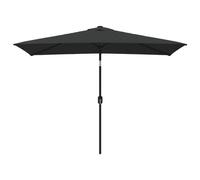 Parasol Avec Mât En Métal 300 X 200 Cm Noir Helloshop26 02_0008134 Multicolore