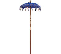Parasol balinais bleu 125 x 125 x 260 cm
