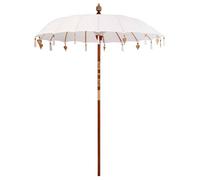 vidaXL Parasol balinais crème 190 x 190 x 260 cm