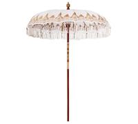 vidaXL Parasol balinais crème 190 x 190 x 260 cm
