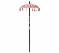 vidaXL Parasol balinais rose 125 x 125 x 260 cm