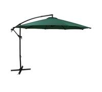 Parasol Banane à Mât Déporté Vert 3 m Jardin Terrasse Extérieur Parapluie