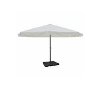Parasol blanc en aluminium avec base mobile