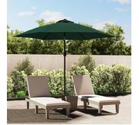 vidaXL Parasol déporté 42203 avec éclairage LED 3 m Vert