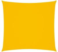 Parasol carré - 3 x 3 mètres - Toile jaune anti-UV - Imperméable - Protection UV à 95 % - Livré avec cordes de fixation - Idéal pour le jardin, la terrasse et les aires de jeux