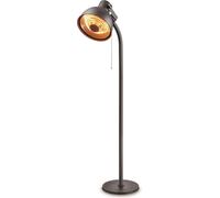 Parasol chauffant électrique 2000W Chauffage Exterieur Terrasse Infrarouge Quartz Hauteur 2.15m Inclinable et Orientable KEMPER