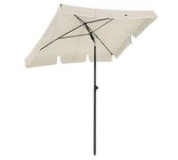 Parasol De Balcon Rectangulaire 2 X 1 25 M Protection Upf 50+ Ombrelle Toile Avec Revêtement En Pa Sac De Transport Terrasse Jardin Sans Socle Beige Helloshop26 12_0001764 Multicolore