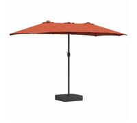 vidaXL Parasol de jardin terre cuite 385 x 209 x 244 cm