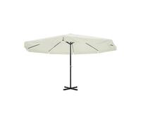 vidaXL Parasol de jardin 40301 – Aluminium blanc 500 cm