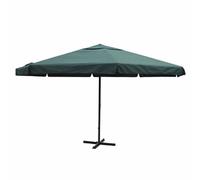 Parasol de Jardin Aluminium Vert 500 cm Pare Soleil Terrasse Plage vidaXL