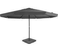 Parasol de jardin avec base portable anthracite