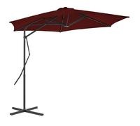Parasol de Jardin avec Mât en Acier Pare-soleil Abri Patio Terre Cuite vidaXL