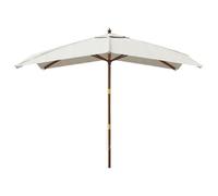 Parasol De Jardin Avec Mât En Bois 300 X 300 X 273 Cm Sable Helloshop26 02_0008355 Multicolore