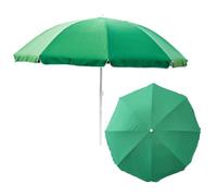 Parasol de jardin - BOTLE - D 240 cm - H 230 cm - Polyester - Acier - Vert