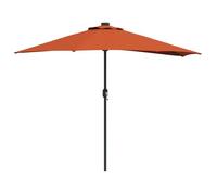 Parasol de jardin vidaXL, couleur terre cuite, 294 x 150 x 224 cm
