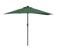 vidaXL Parasol de jardin vert 294 x 150 x 224 cm polyester et acier