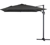 Habitat et Jardin Parasol déporté Sun 4 rectangulaire 3 x 4 m Noir