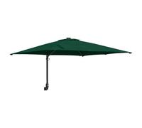 Parasol De Jardin Déporté Inclinable Moderne Extérieur 248,5 X 247,5 X 160 Cm En Polyester Vert Helloshop26 02_0058651 Multicolore