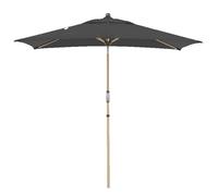 Parasol de jardin - Doppler - Alu Wood Ultra - Parasol inclinable avec manivelle - Protection UV 80+ - anthracite - 210x140cm