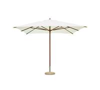 Parasol de jardin en bois et polyester 3x4m Manora