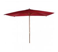 Parasol de jardin Florida - Bois - Rectangulaire 2x3m - Bordeaux