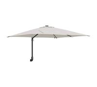 Parasol De Jardin Inclinable 248,5 X 247,5 X 160 Cm Design Moderne Avec Éclairage Led En Polyester Sable Helloshop26 02_0058650 Multicolore