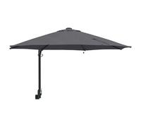 Parasol De Jardin Inclinable Moderne 248 X 248 X 148 Cm Avec Éclairage Led Ambiance Chic En Polyester Anthracite Helloshop26 02_0058644 Multicolore