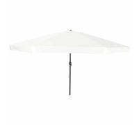 Parasol De Jardin Moderne Pliable 395 X 395 X 245 Cm Avec Protection Anti-Uv En Polyester Sable Helloshop26 02_0058779 Multicolore