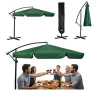 Parapluie de jardin pliant à 6 segments 350 cm avec housse Plonos PL-880