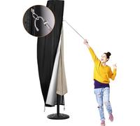 Parasol de jardin pour l'extérieur jusqu'à 30 cm - Parasol imperméable 420D avec boucle et double ventilation