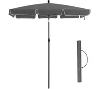 Parasol de jardin rectangulaire Azomor – Polyester – Sac de transport inclus – Sans pied – Parasol pour