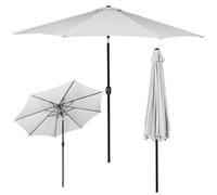 Parasol de jardin Springos® XL avec fonction d'inclinaison et système à manivelle, 245 x 300 cm, protection solaire pour terrasse et jardin