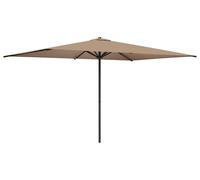 Parasol de jardin vidaXL 200 x 300 cm en polyester, à angle droit, couleur taupe