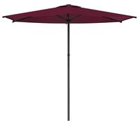 Parasol de jardin vidaXL 270 x 270 cm en polyester, à angle droit