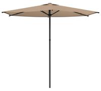 Parasol de jardin vidaXL 270 x 270 cm en polyester, carré, taupe