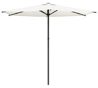 Parasol de jardin vidaXL 270 x 270 cm, polyester, carré, couleur crème