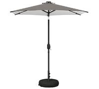 Parasol de jardin vidaXL avec lumières LED et socle, 230 x 230 cm