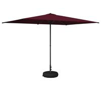 Parasol de jardin vidaXL avec pied, 200 x 300 cm, polyester, rectangulaire