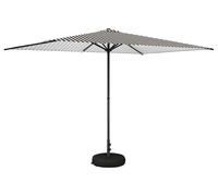 Parasol de jardin vidaXL avec pied, 200 x 300 cm, polyester, rectangulaire