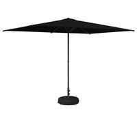 Parasol de jardin vidaXL avec pied, 200 x 300 cm, polyester, rectangulaire