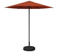 Parasol de jardin vidaXL avec pied, 230 x 230 cm, polyester, rectangulaire