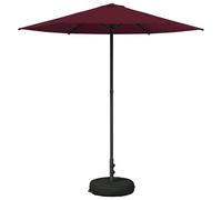 Parasol de jardin vidaXL avec pied, 230 x 230 cm, polyester, rectangulaire